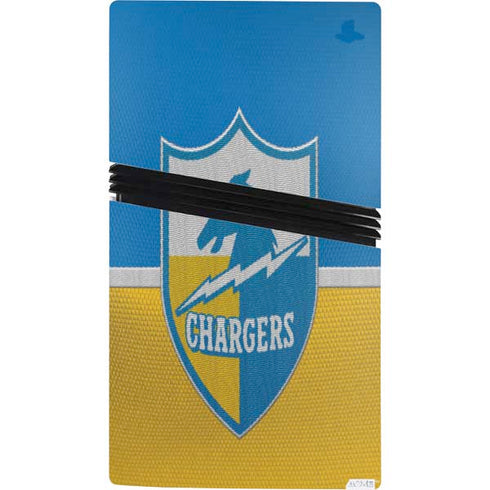 NFL Los Angeles Chargers Vintage PS5 Pro Bundle Skin